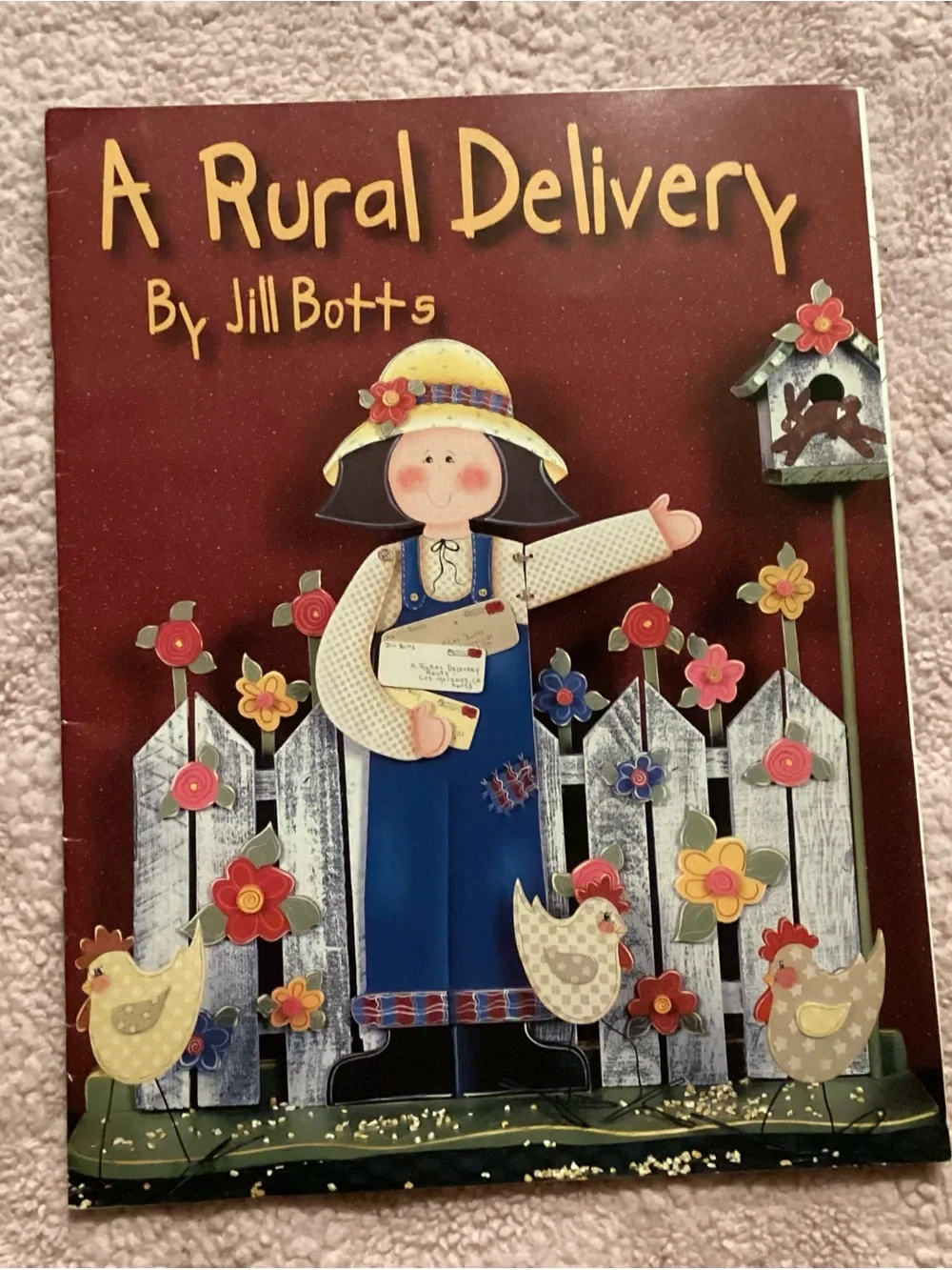 1999A Rural Delivery Vintage Paperback Tole Painting Book FarmhouseCore Folk Art